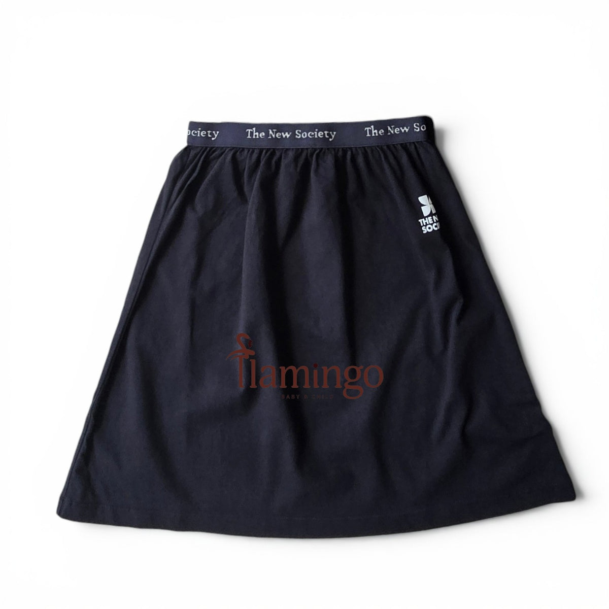 The New Society TNS Logo Skirt – flamingobabychild