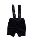 Blumint Black Velvet Suspender Short