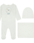 Noggi Ivory Rocking Horse Footie Set