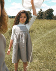 Calla Lili Taupe Quilted Dress