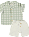 Petit Indi Checked Shirt Set