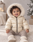 Colmar Nude Baby Coat With Fur