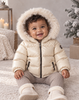 Colmar Nude Baby Coat With Fur