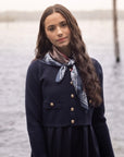 Poet Dahlia Navy Knit Cardigan