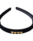 Lalou Velvet Black Headband