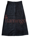 Teela Teen Black Corduroy Maxi Skirt