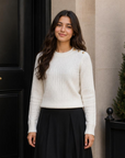 Twinset Snow Crewneck Knit Sweater