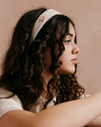 Limited Edition Floral Embroidered Headband