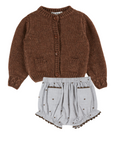 Emile Et Ida Doudou Cardigan With Bloomer