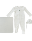 Kipp Blue Garden Party Footie Set