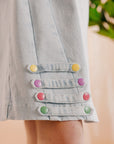 Limited Edition Denim Snap Skirt