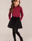 Petit Blush Hearts Aop Turleneck