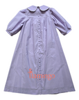 Jouet Lilac Gown With Crochet Trim Collar