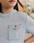 Limited Edition Denim Snap Dress
