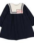 Lil Legs Navy Bon Voyage Dress