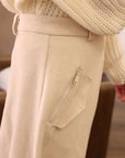 Marli Riches Teen Off White Wool Skirt