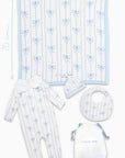 Atelier Babbi 4Pc Ribbon Footie Set