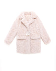 Nicole Miller Longline Faux Fur Coat