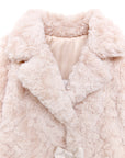 Nicole Miller Longline Faux Fur Coat