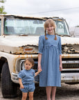 Pouf Denim Bloomer Set