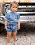 Pouf Denim Bloomer Set