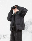 Ellabee Black Green Plaid Oliver Down Jacket