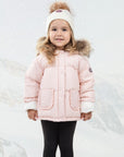 Ellabee Baby Pink Enfant Fur Down Jacket