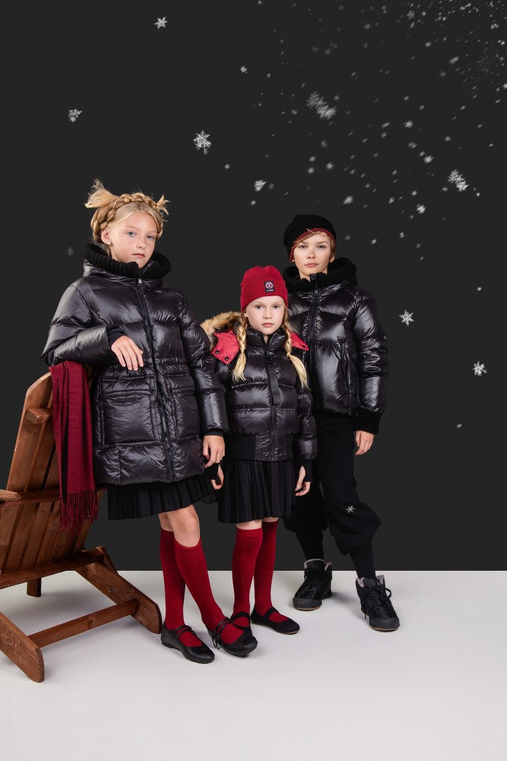 Ellabee Black Chloe Long Down Jacket