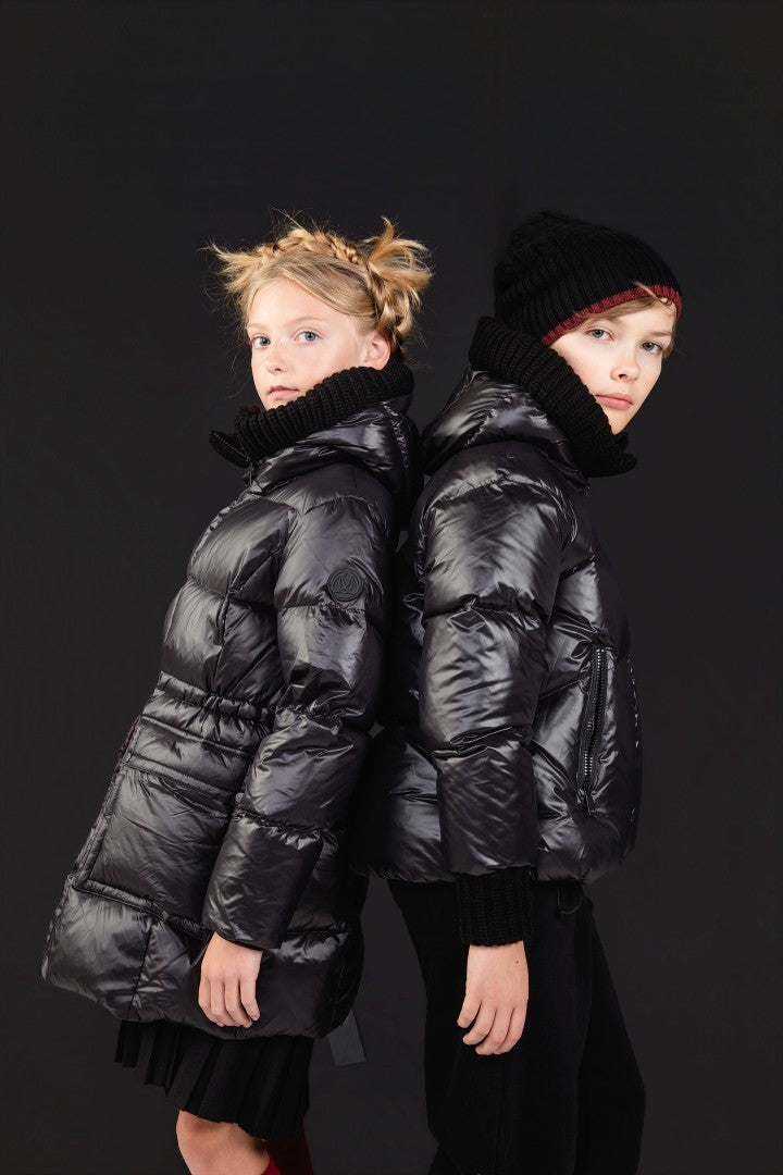 Ellabee Black Chloe Long Down Jacket