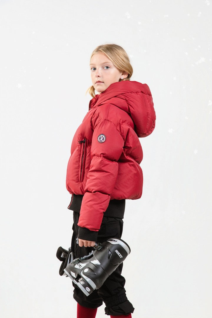 Ellabee Emma Red Down Bomber