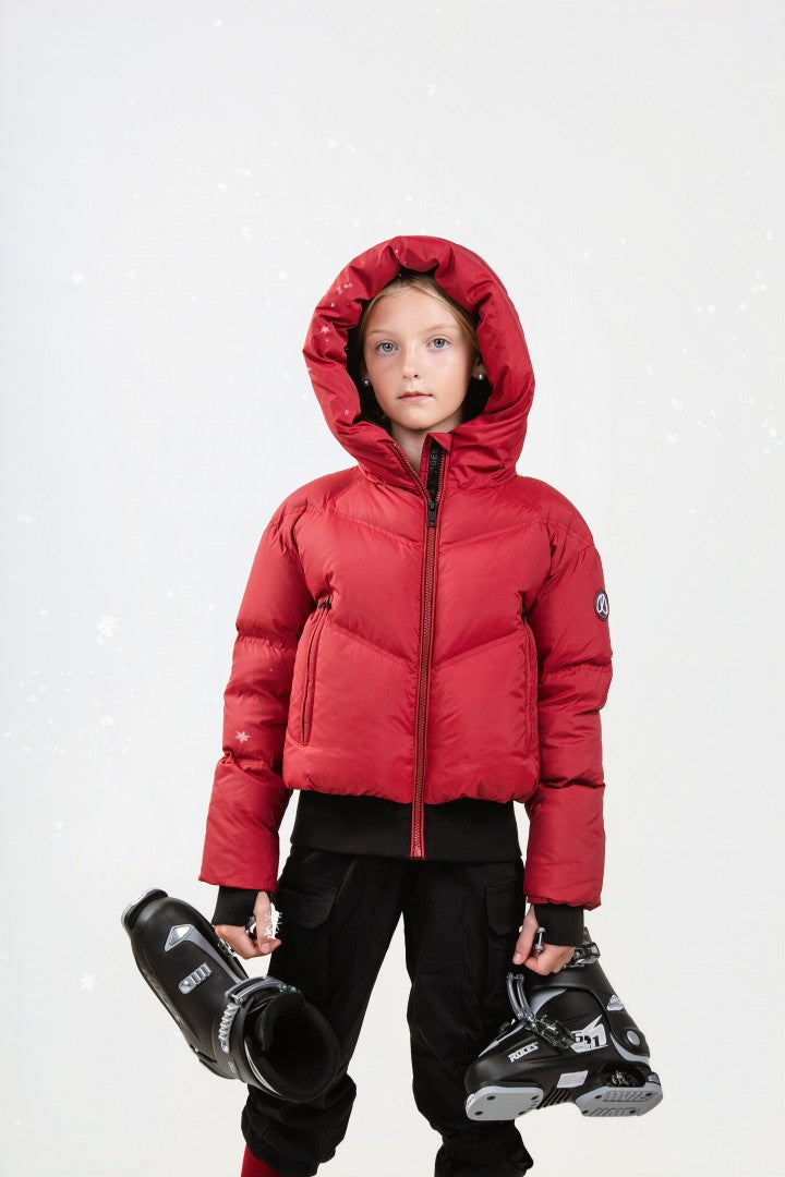Ellabee Emma Red Down Bomber