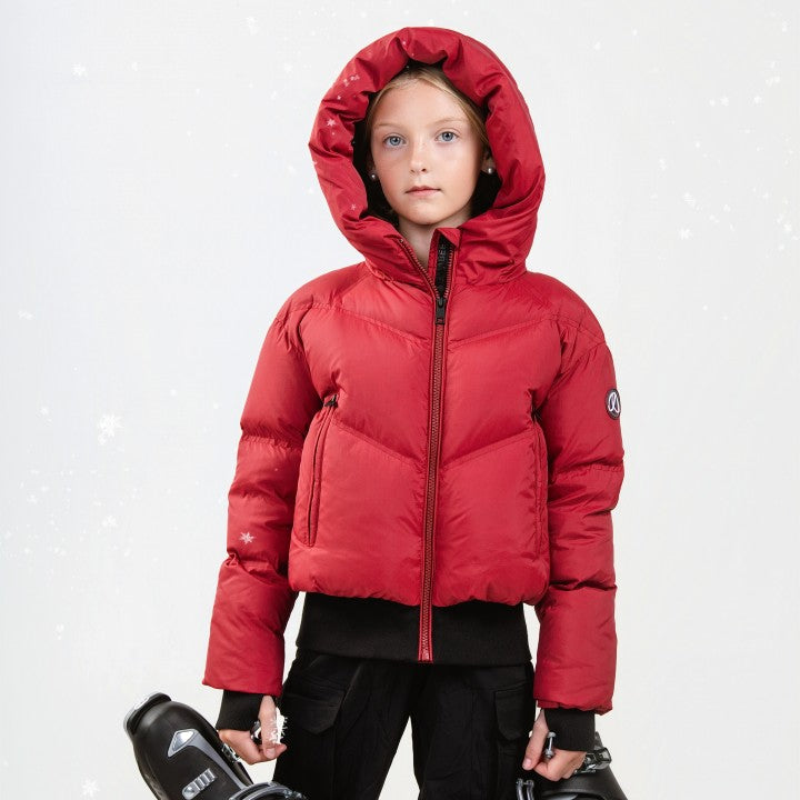 Ellabee Emma Red Down Bomber