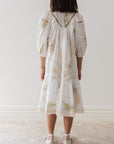 Petite Amalie Spring Meadow Doily Applique Voile Dress