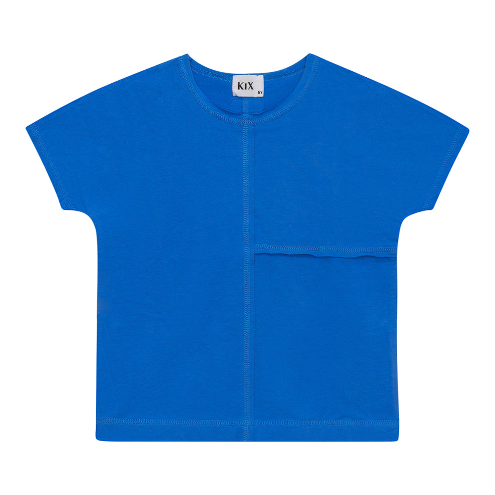 KIX Raw Edge Blue T-Shirt