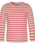 AO76 Pink Lmi Stripe Top