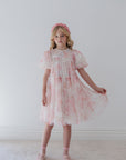 Petite Amalie Delicate Bouquet Tulle Dress