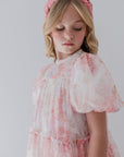 Petite Amalie Delicate Bouquet Tulle Dress