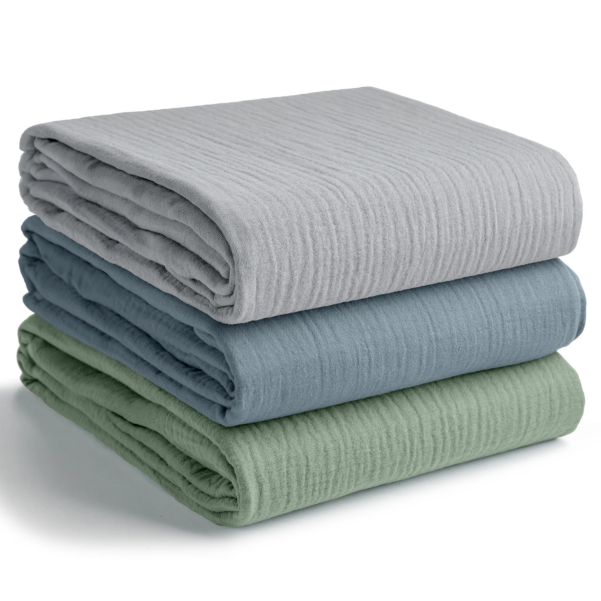 Comfy Cubs 3Pack Muslin Swaddle Set