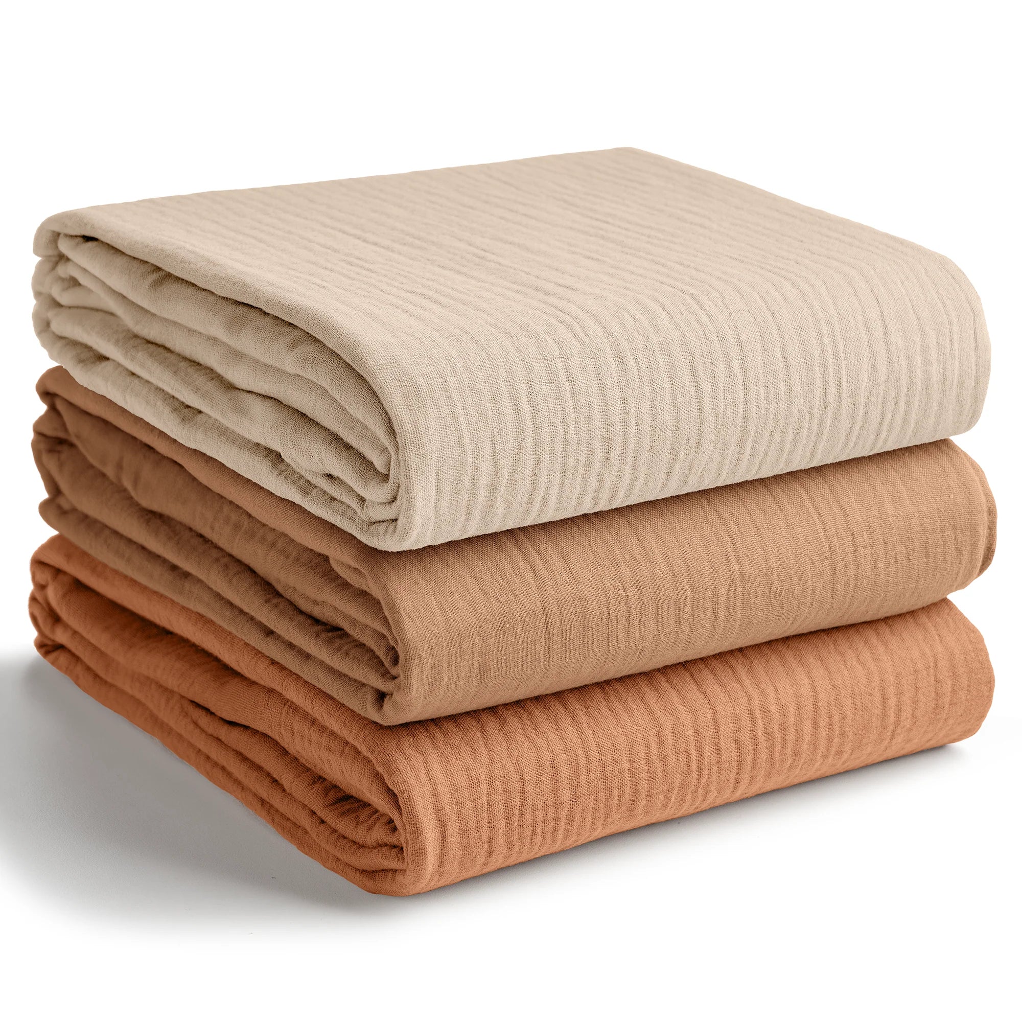 Comfy Cubs 3Pack Muslin Swaddle Set