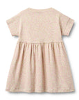 Wheat Emilie Coral Flowers Short Sleeve Dress