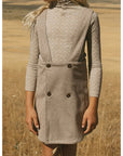L By Ladida Herringbone Suspender Skirt