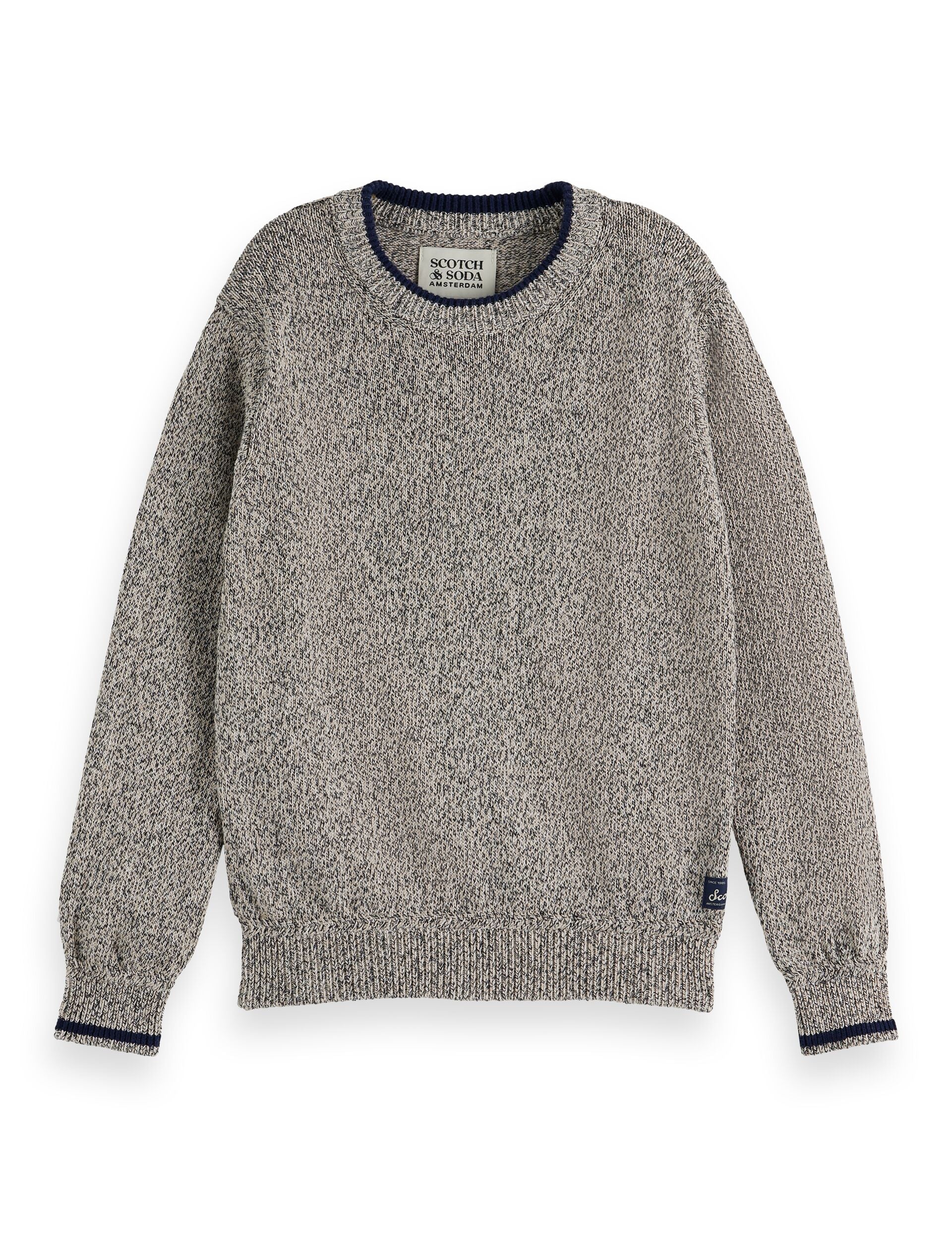 Scotch And Soda Taupe Knit Sweater