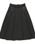 La Nina Wool Buttoned Skirt