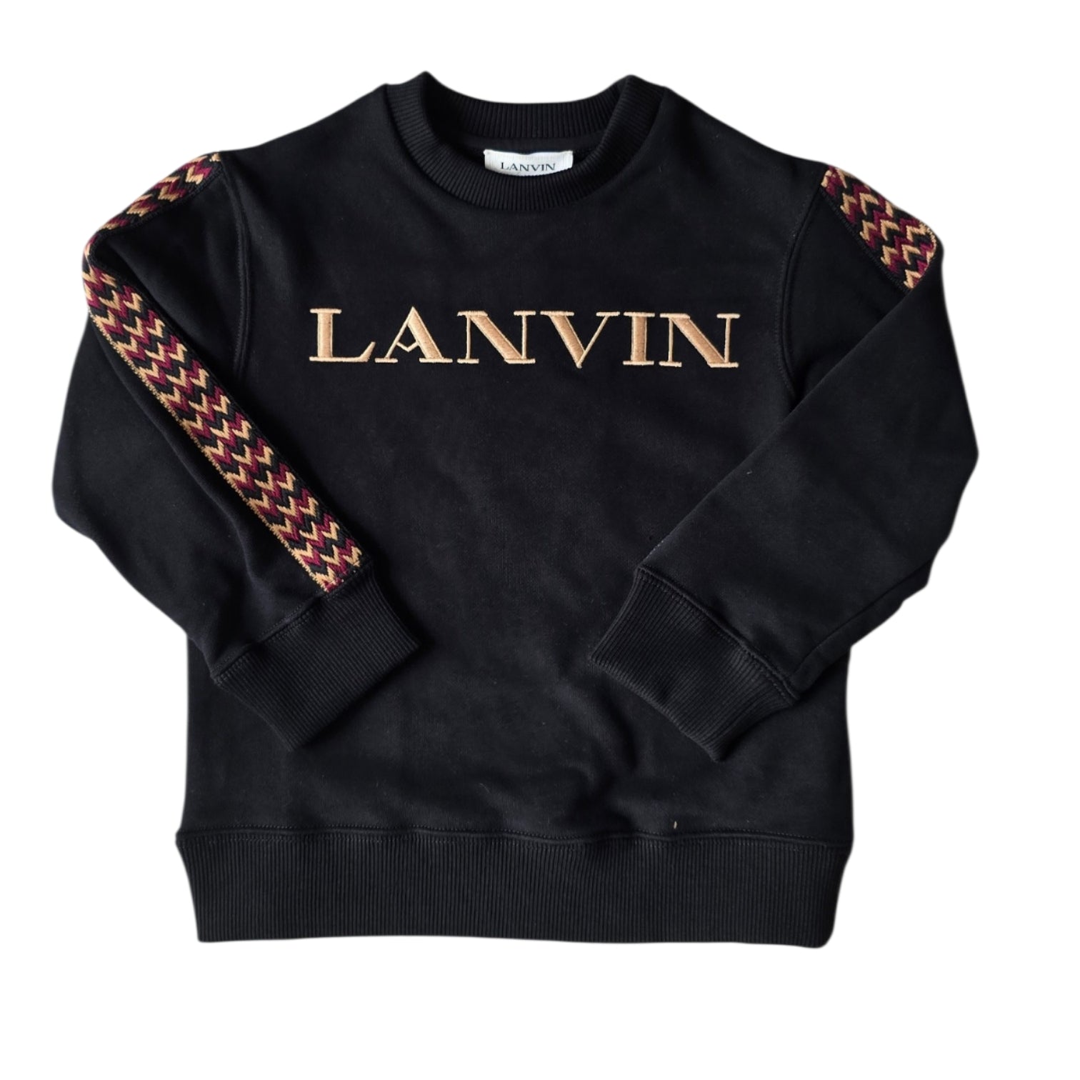 Lanvin Curb Braiding Crewneck Sweater