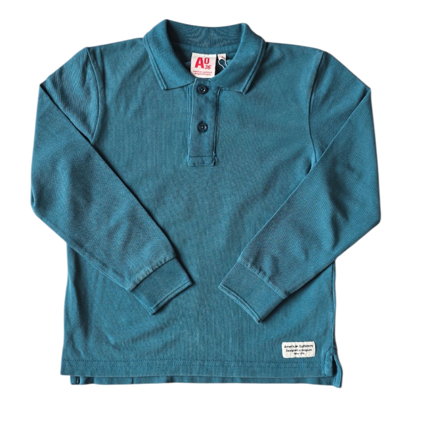 Ao76 Teal Belgian Zander Polo