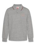 AO76 Carter Grey Logo Polo