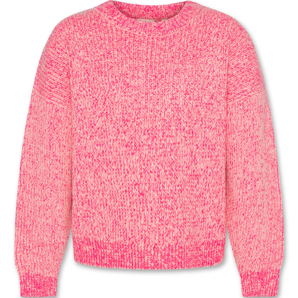 AO76 Fluo Teen Pink Wanda C-Neck Sweatshirt – flamingobabychild