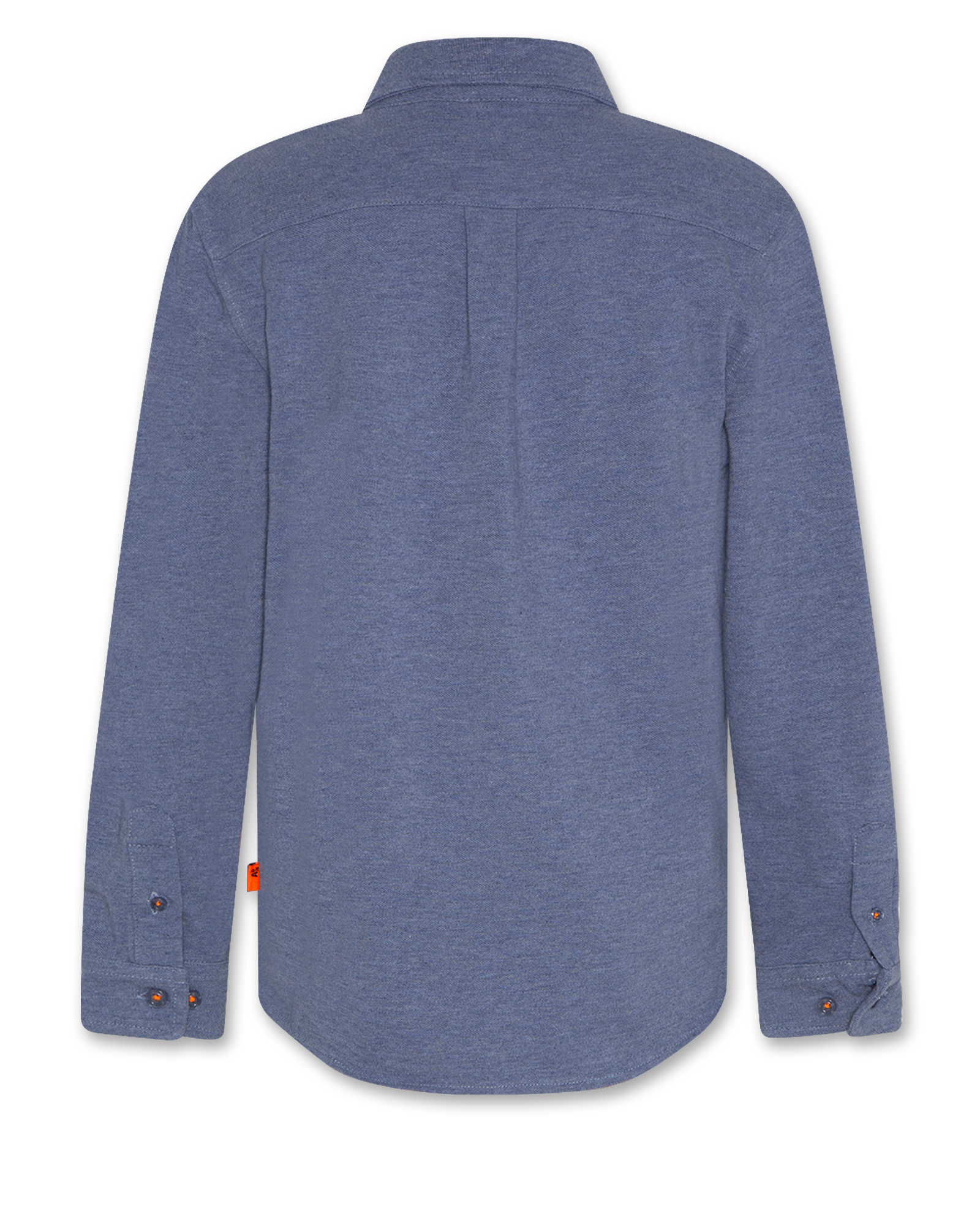 Ao76 Heather Mid Blue Dan Belgian Shirt