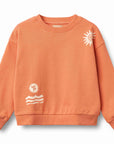 Wheat Casey Orange Sweatshirt