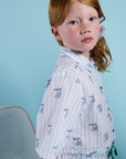 Loud Beach Bed Striped Skirt Set